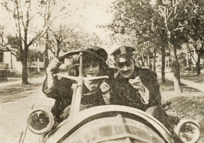 Officer 666 (1914) hero backdrop